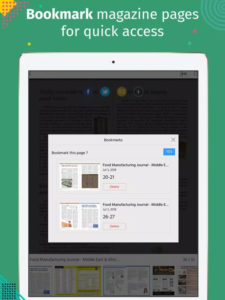 Food Manufacturing Journal - Middle East & Africa Magazine iPad  Screenshots