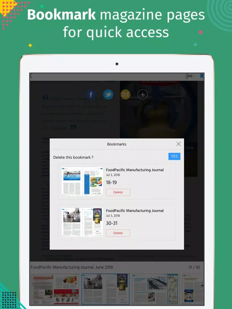 FoodPacific Manufacturing Journal magazine iPad  Ekran Görüntüleri