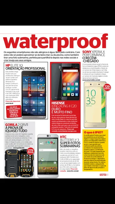 Gadget revista (Português)應用截圖
