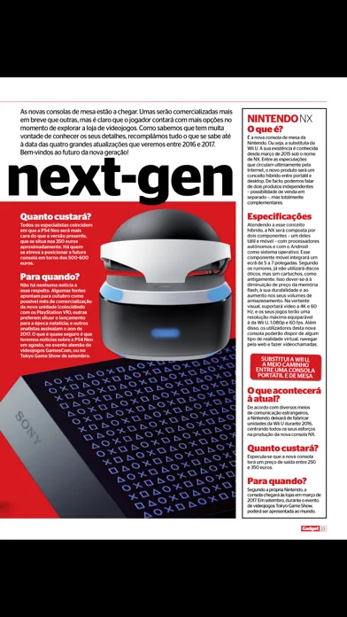 Gadget revista (Português)應用截圖