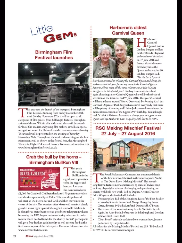 GEM Magazine iPad  Screenshots