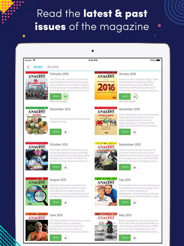 صور The Global Analyst iPad 
