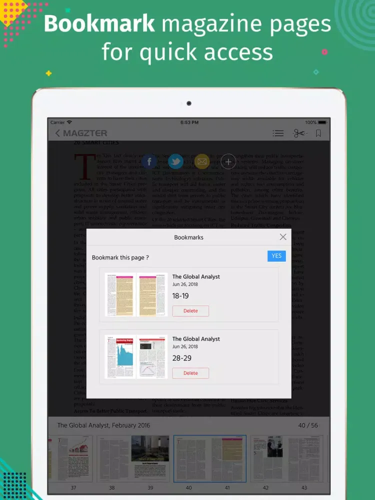 صور The Global Analyst iPad 