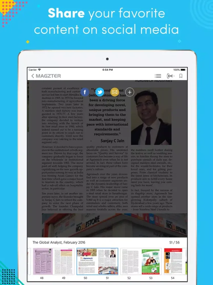 صور The Global Analyst iPad 