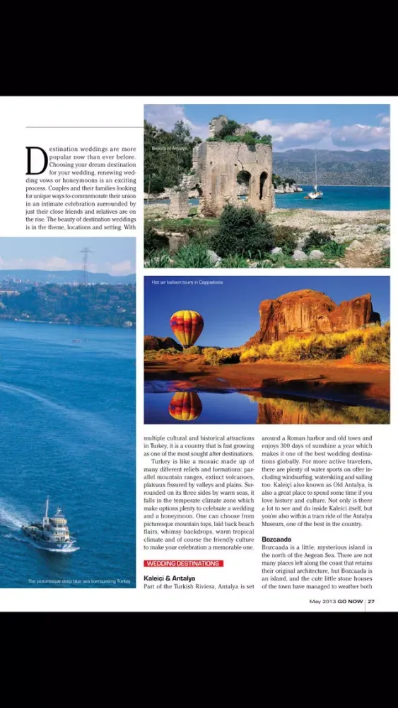 Zrzuty ekranu GoNow Magazine