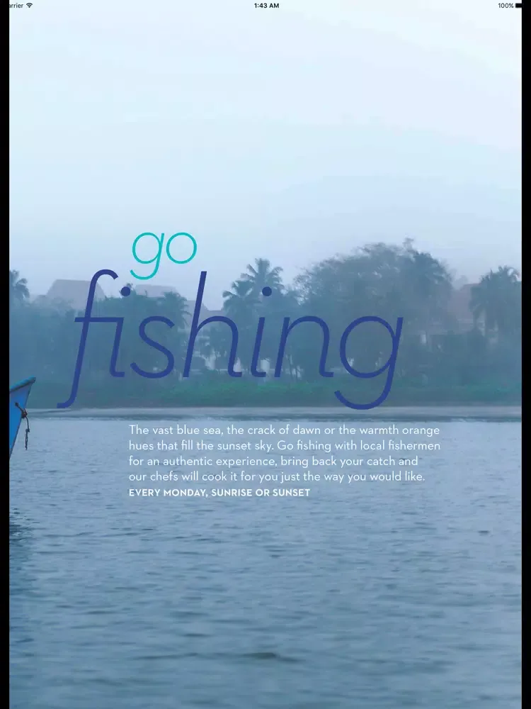 Capturas de pantalla de GRAND HYATT GOA iPad 