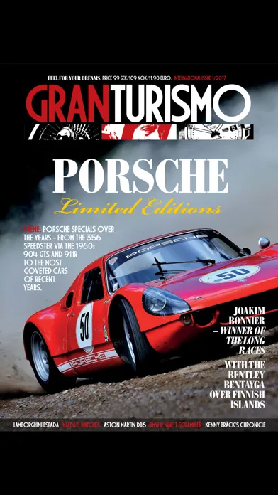 Capturas de pantalla de GranTurismo Magazine