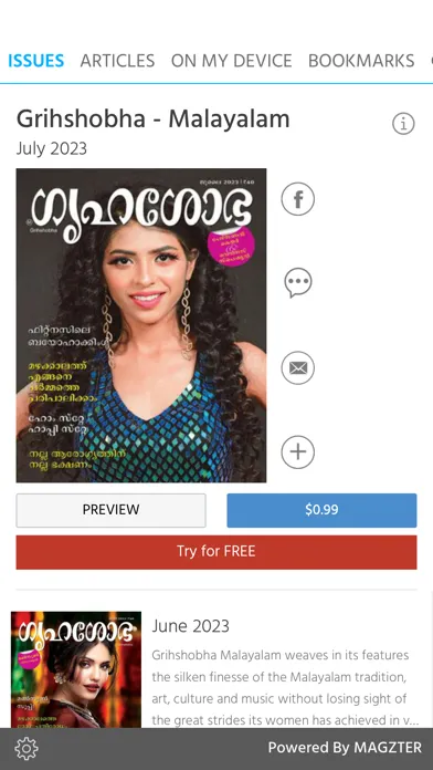 Capturas de tela do Grihshobha - Malayalam