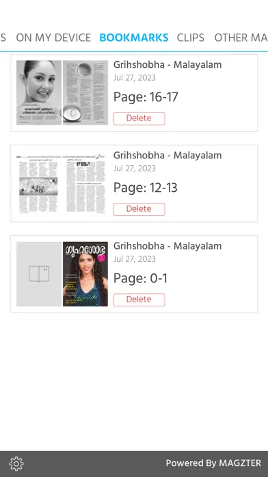 Capturas de tela do Grihshobha - Malayalam