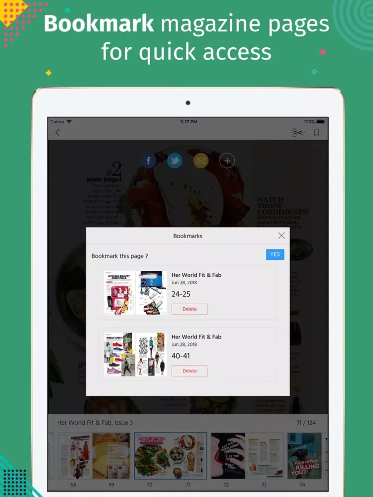 Her World Fit & Fab iPad  Ekran Görüntüleri