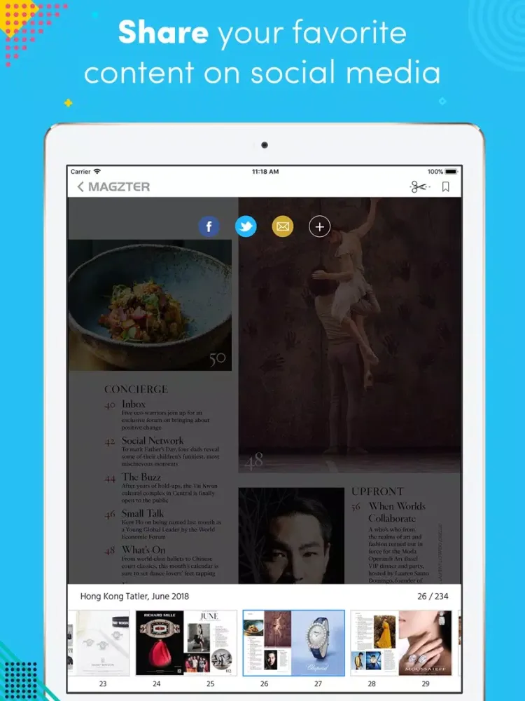 Captures d'écran de Hong Kong Tatler Society iPad 