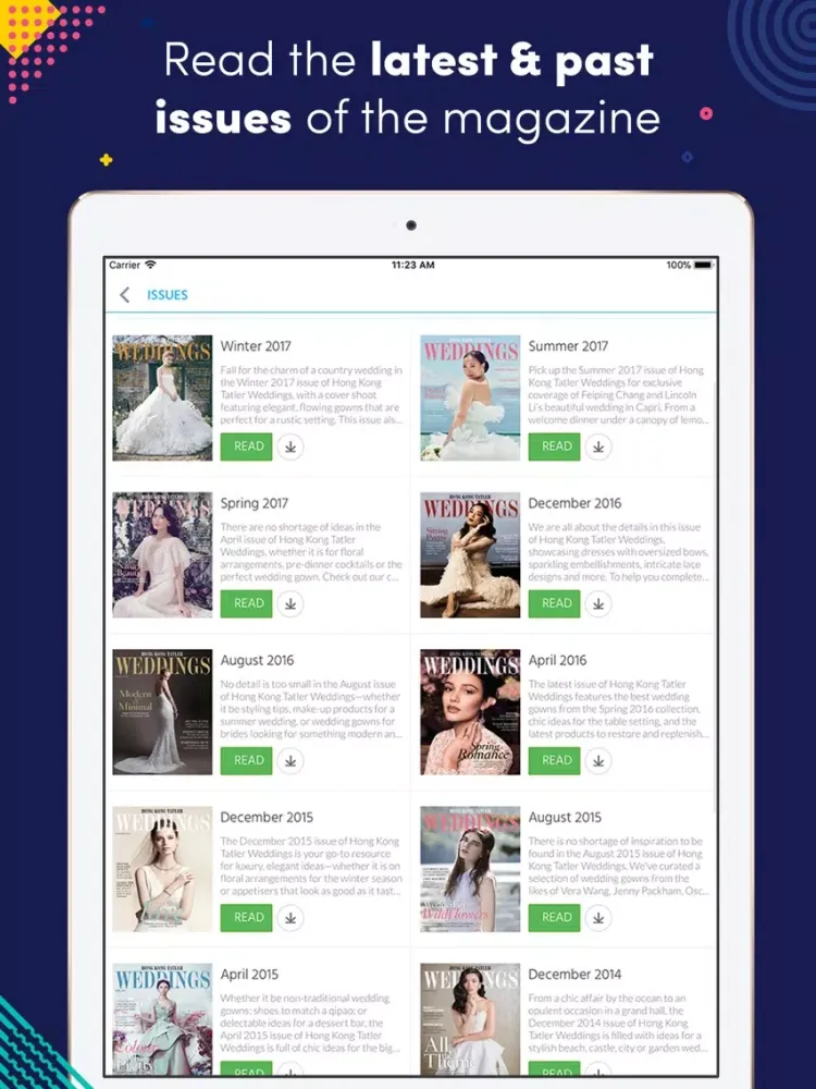 Hong Kong Tatler Weddings iPad 应用截图