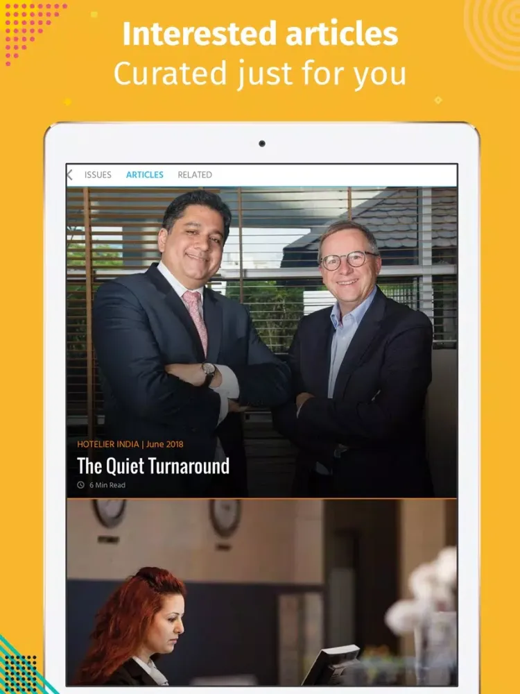 Captures d'écran de Hotelier India (mag) iPad 