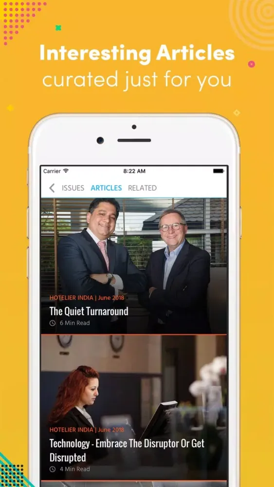 Captures d'écran de Hotelier India (mag)