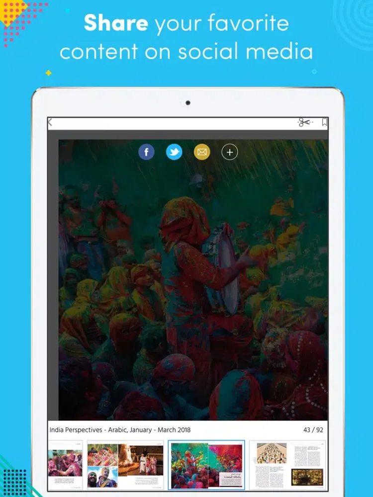 India Perspectives - Arabic iPad 应用截图