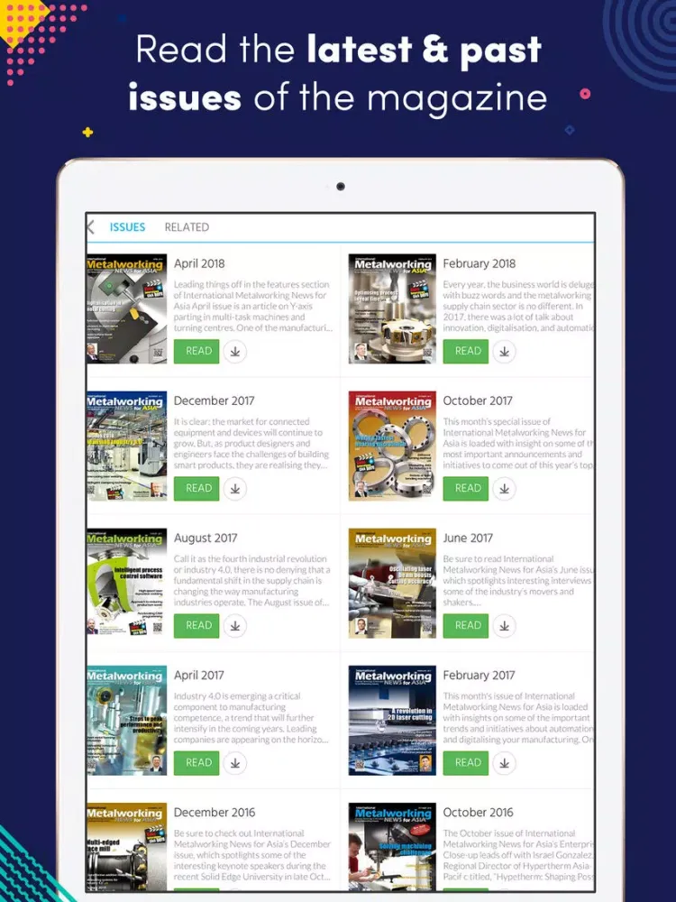 International Metalworking News for Asia Magazine iPad  Ekran Görüntüleri