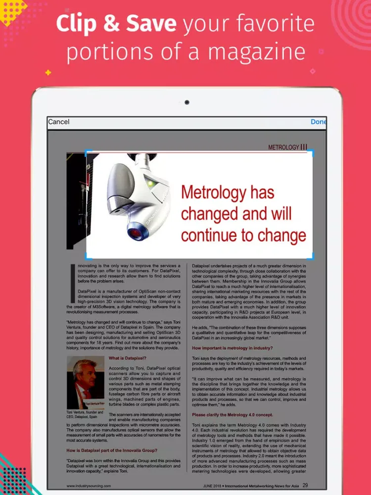 International Metalworking News for Asia Magazine iPad  Ekran Görüntüleri