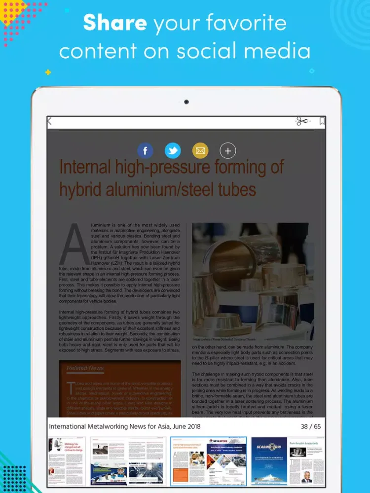 International Metalworking News for Asia Magazine iPad  Ekran Görüntüleri