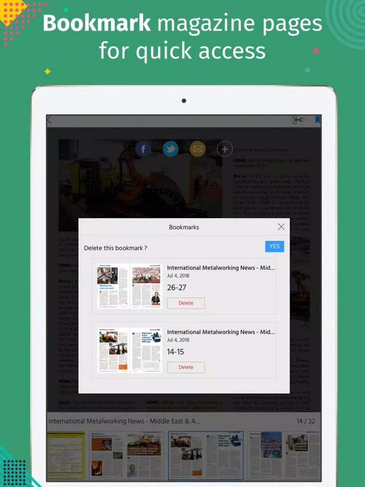 Capturas de pantalla de International Metalworking News - Middle East & Af iPad 