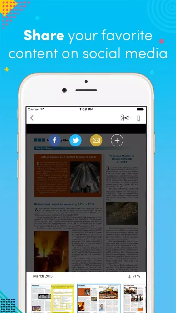 Capturas de pantalla de International Metalworking News - Middle East & Af