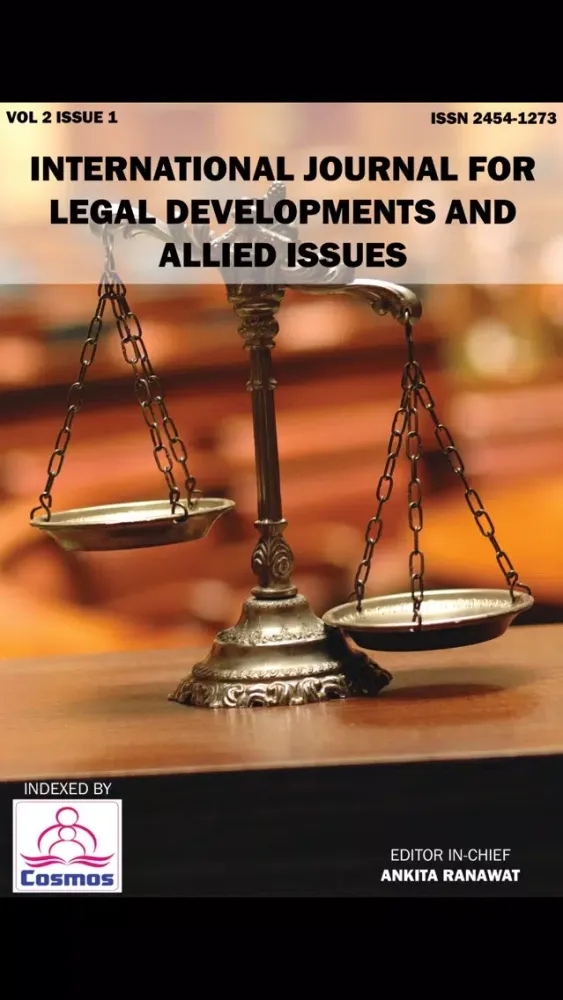 International Journal of Legal Developments And Allied Issues Screenshots