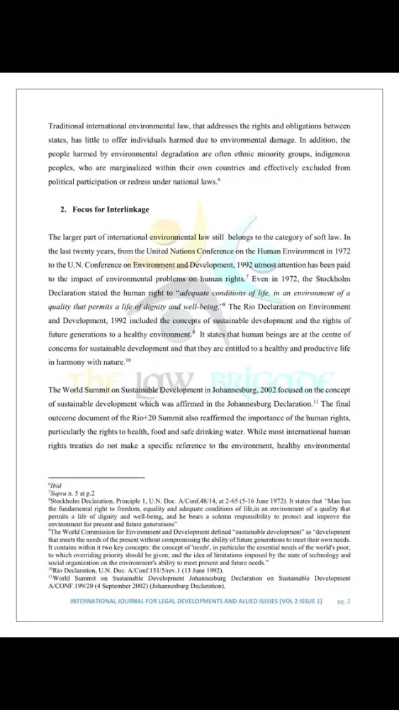 International Journal of Legal Developments And Allied Issues Screenshots