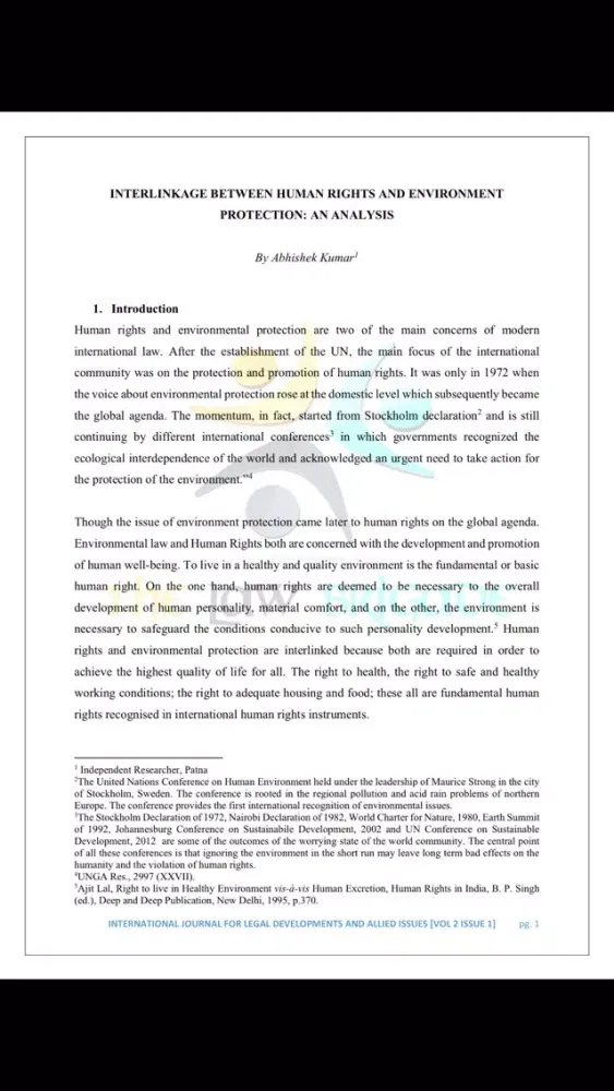 International Journal of Legal Developments And Allied Issues Screenshots
