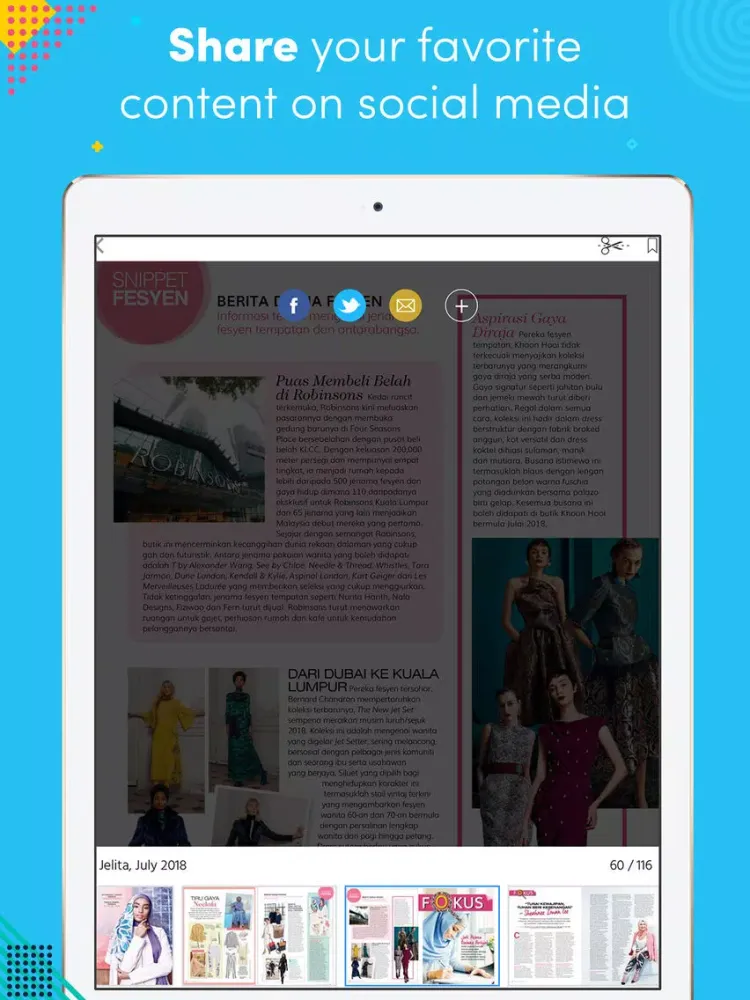 Jelita iPad  Screenshots