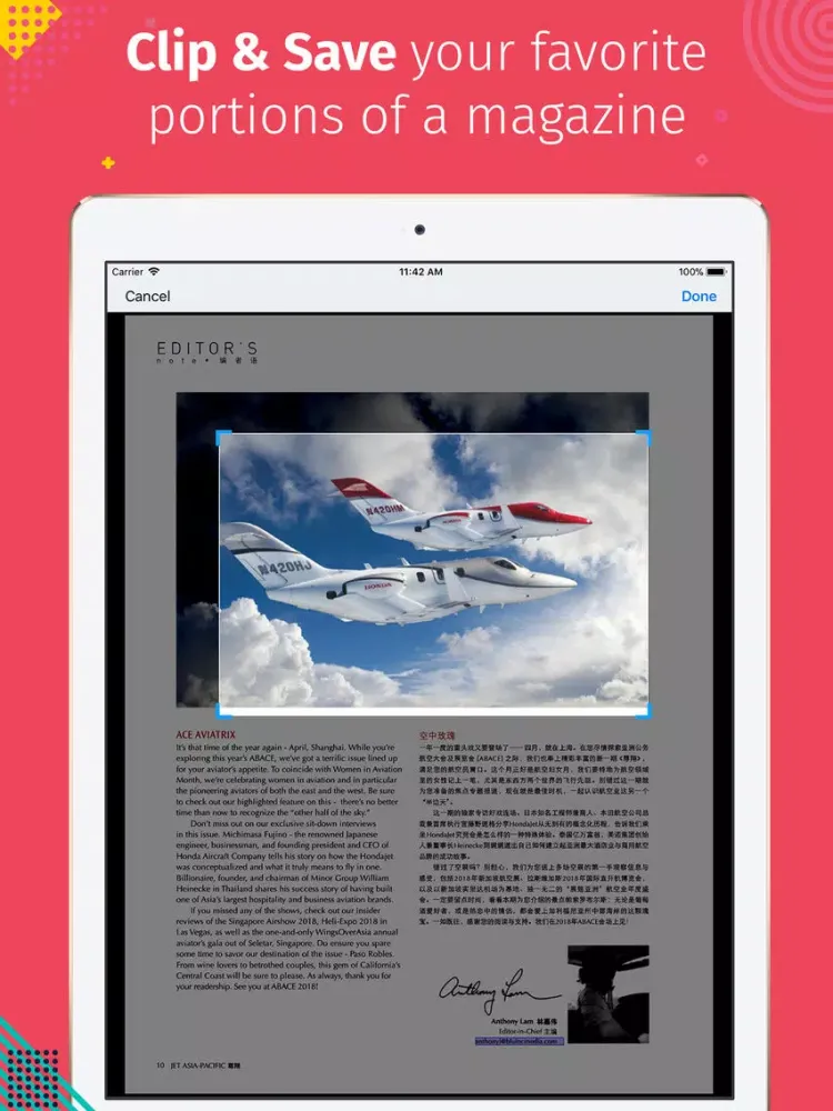 JET Asia-Pacific | 尊翔 iPad  স্ক্রিনশট