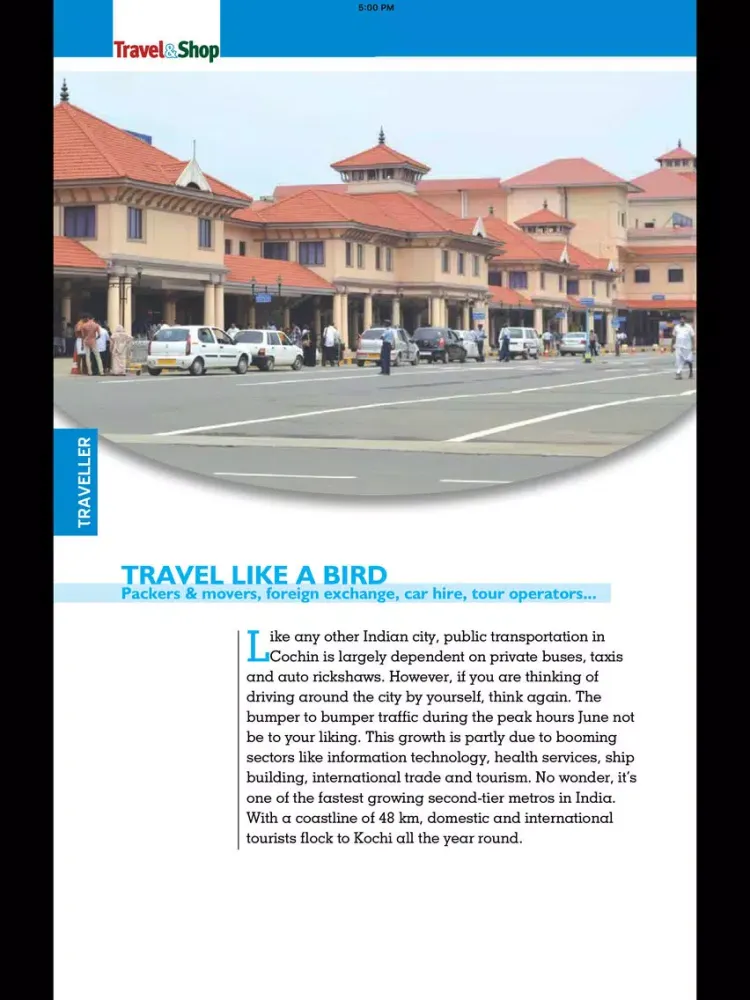 Zrzuty ekranu Kochi Travel & Shop Magazine iPad 