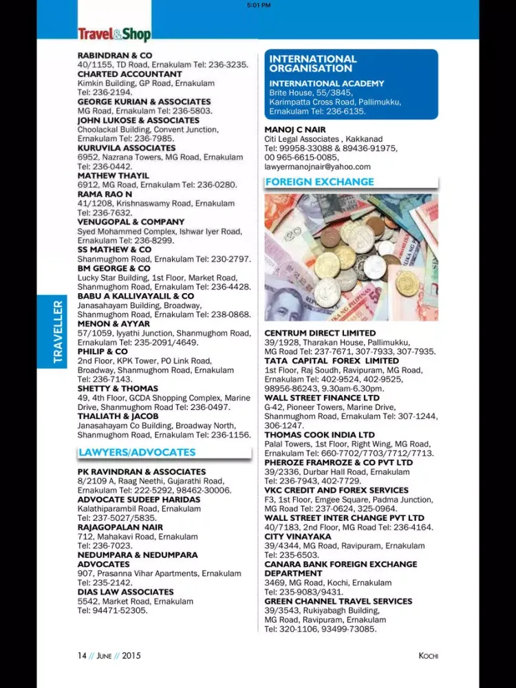 Zrzuty ekranu Kochi Travel & Shop Magazine iPad 