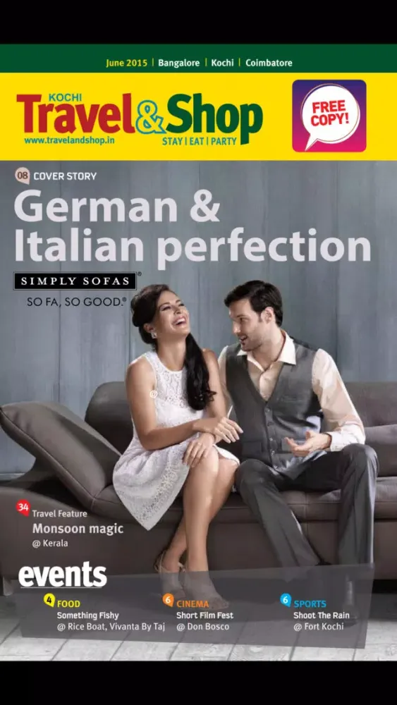 Zrzuty ekranu Kochi Travel & Shop Magazine