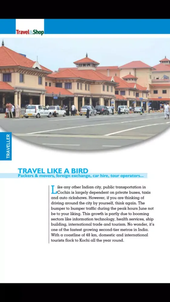 Zrzuty ekranu Kochi Travel & Shop Magazine