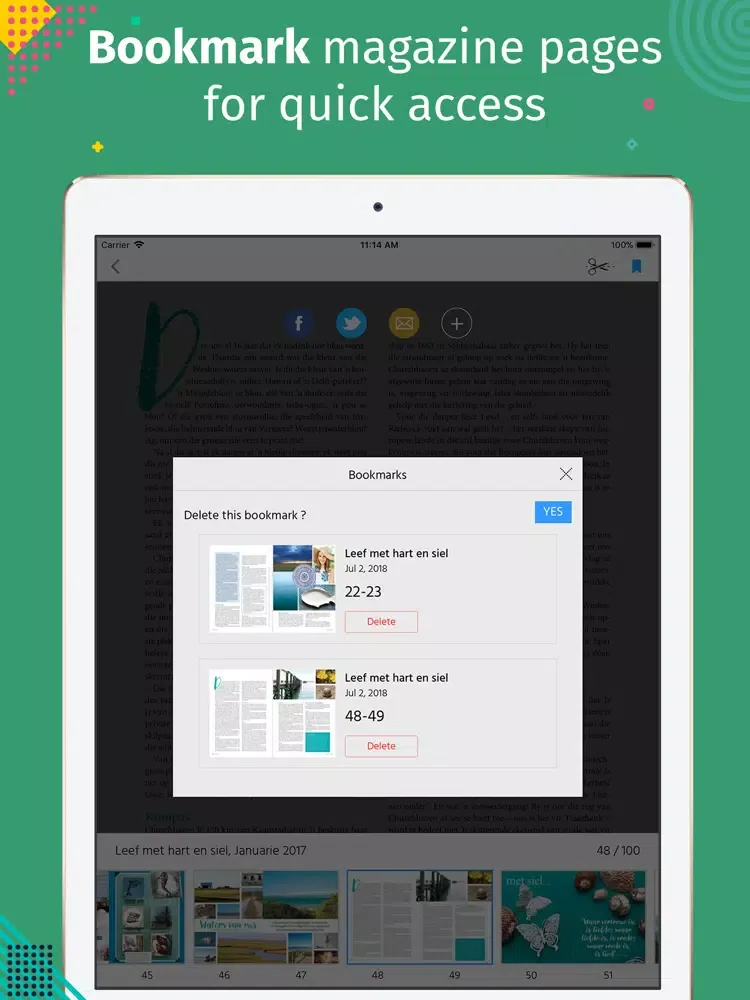 Zrzuty ekranu Leef met hart en siel iPad 