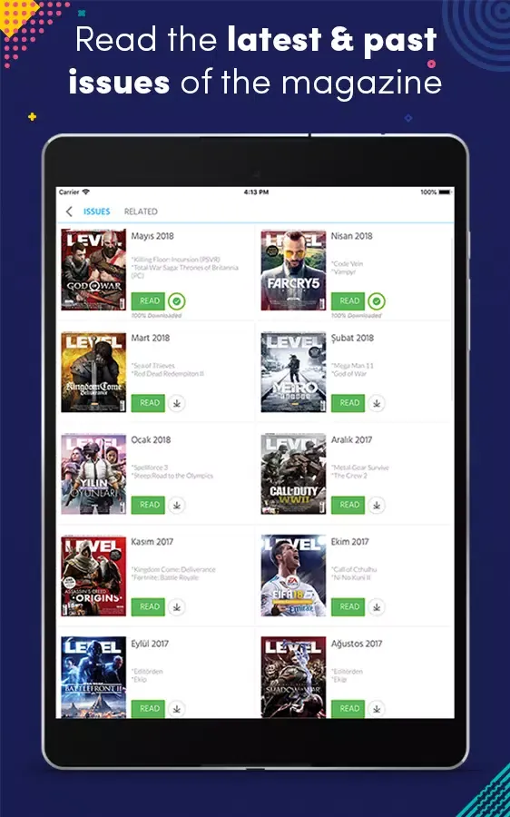 Capturas de pantalla de Level Dergisi