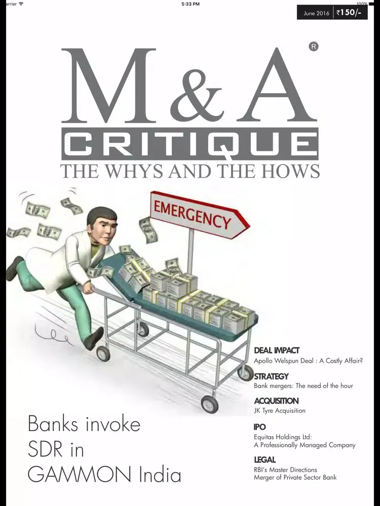 Capturas de pantalla de M & A Critique iPad 