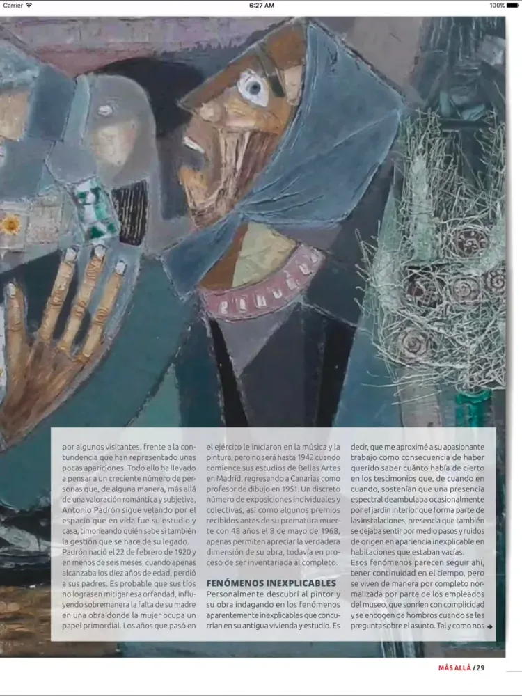Zrzuty ekranu Nueva Mas Allá Revista iPad 