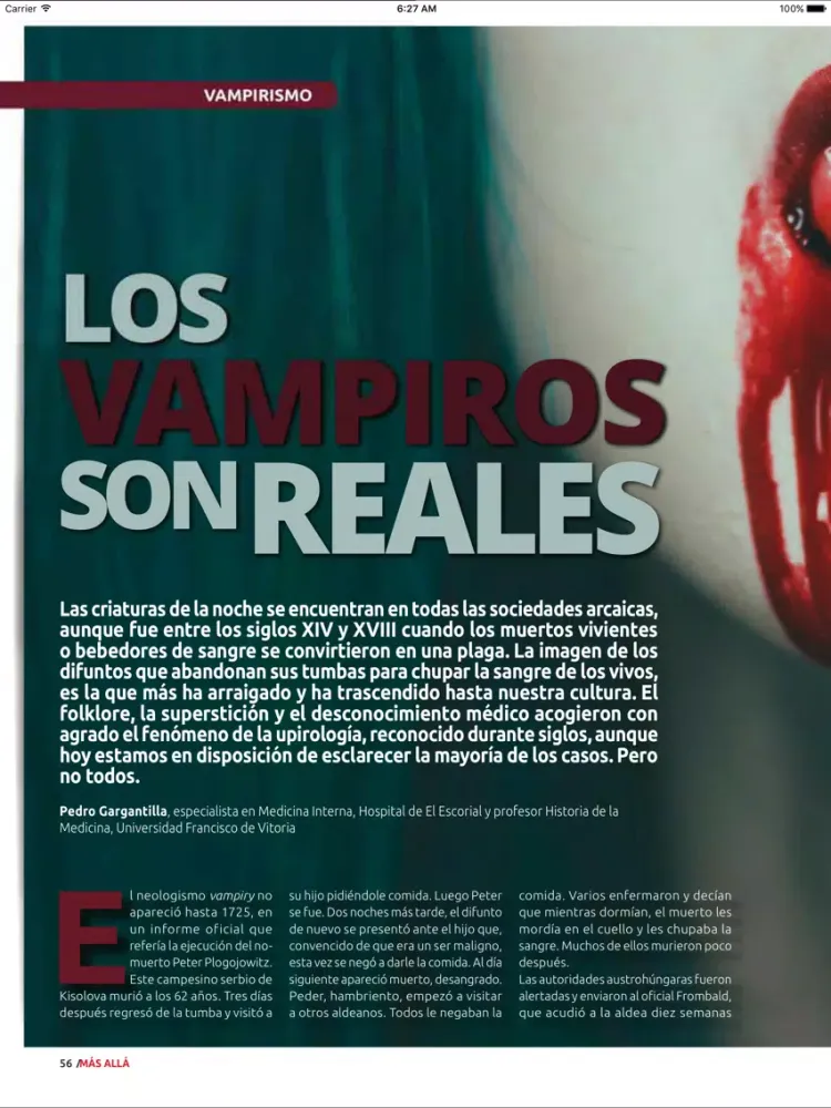 Zrzuty ekranu Nueva Mas Allá Revista iPad 