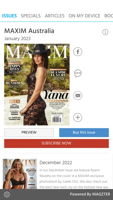 Tangkapan skrin MAXIM Australia