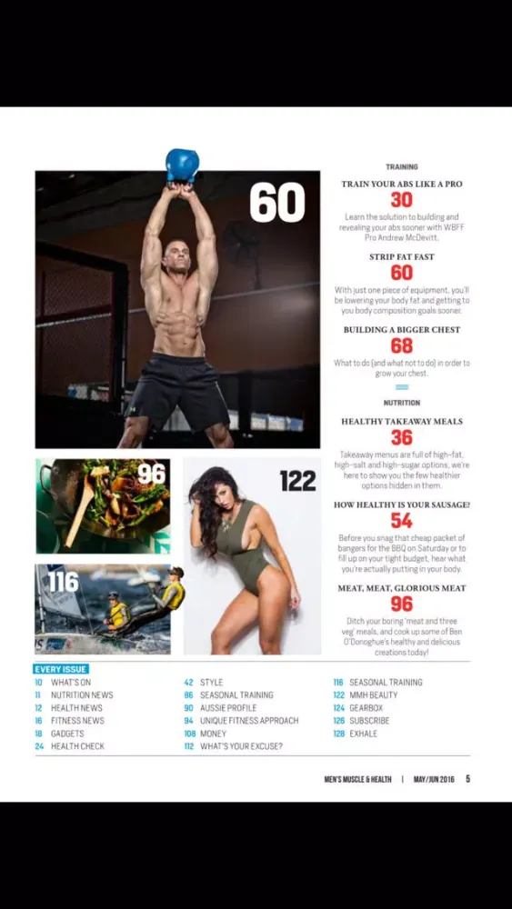 Capturas de tela do Men's Muscle & Health