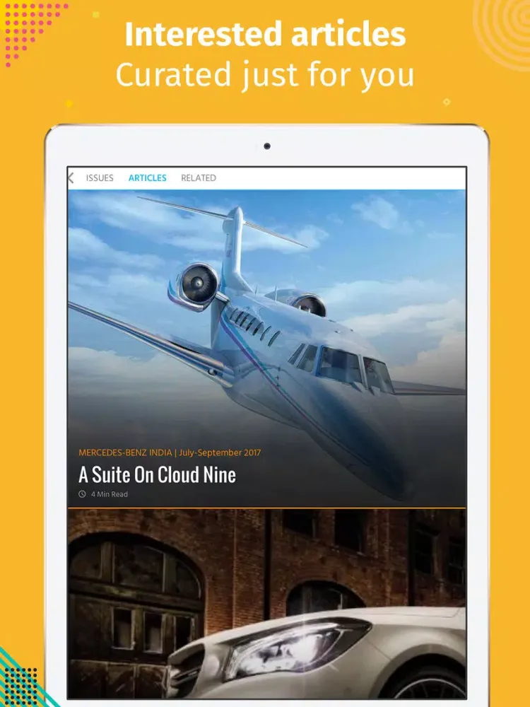 Mercedes-Benz India Magazine iPad  Screenshots