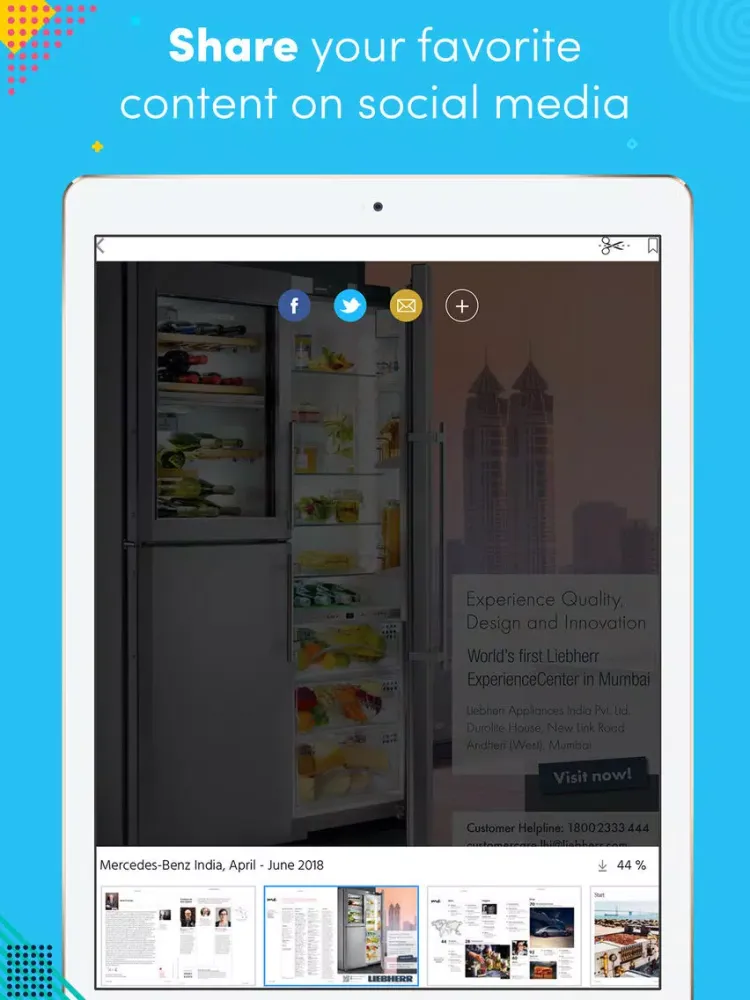 Mercedes-Benz India Magazine iPad  Screenshots