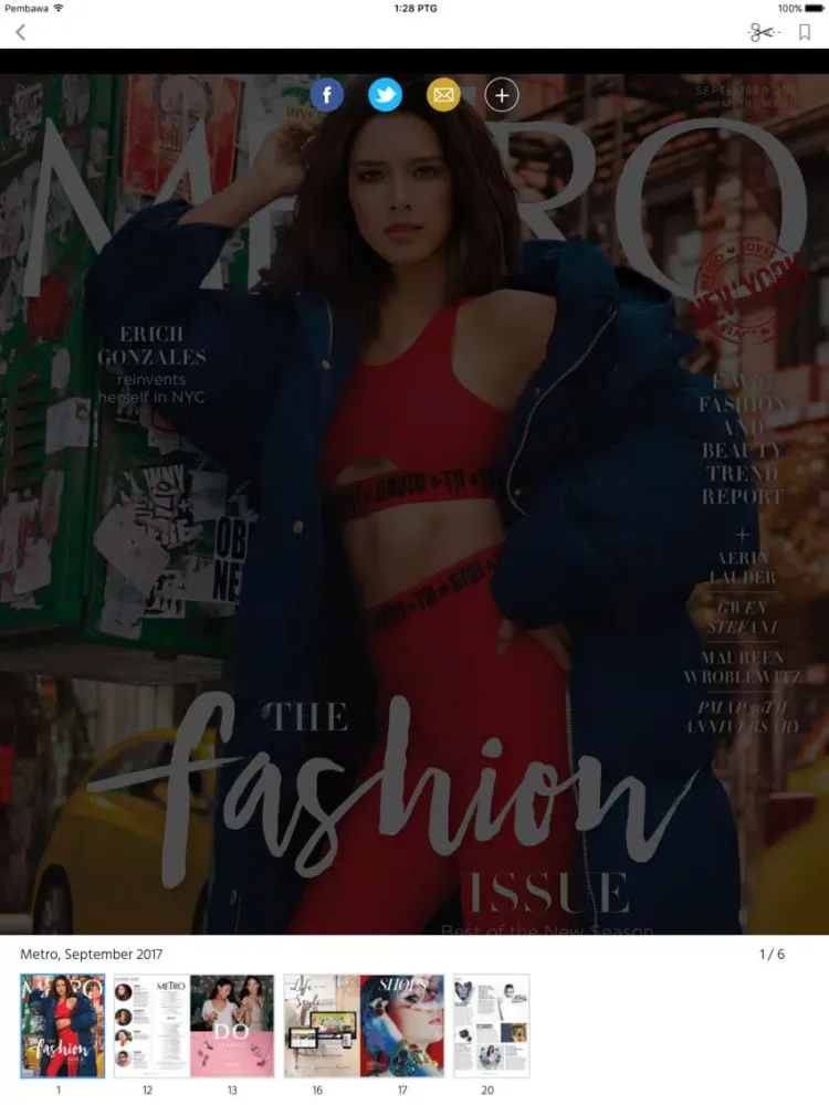 Capturas de pantalla de Metro (Magazine) iPad 