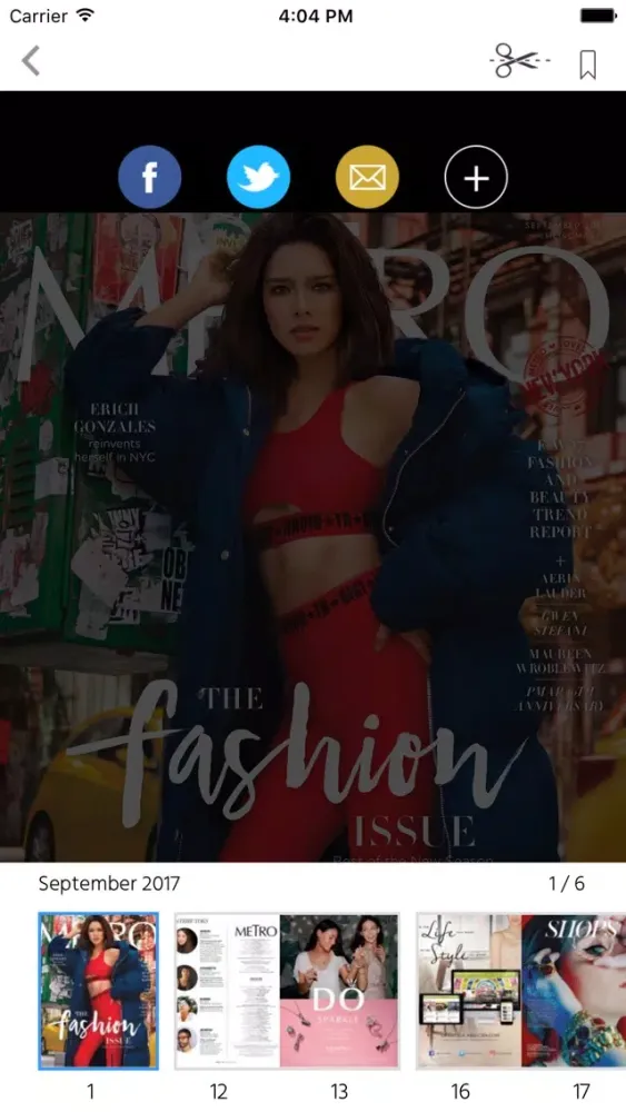 Capturas de pantalla de Metro (Magazine)