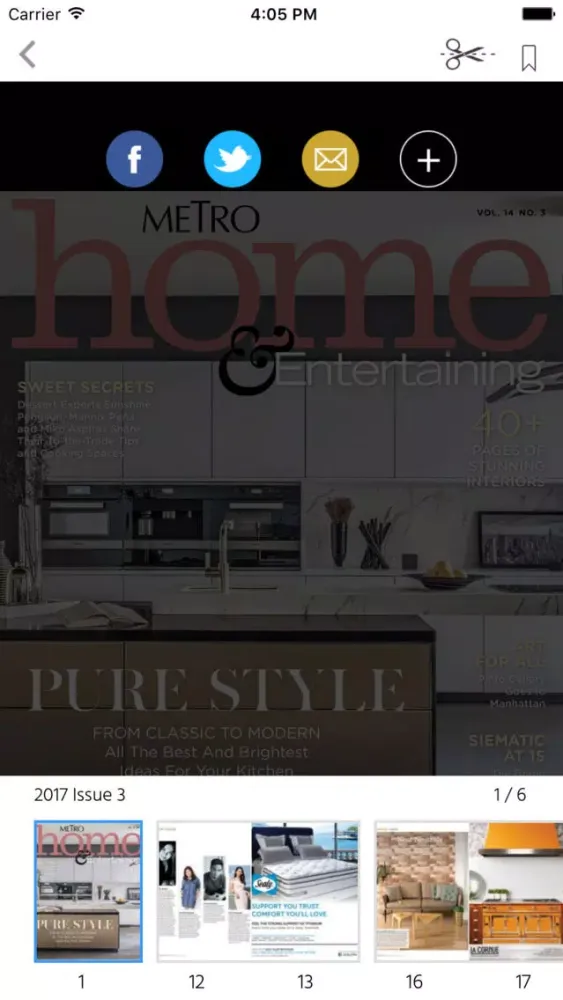 Capturas de tela do Metro Home and Entertaining