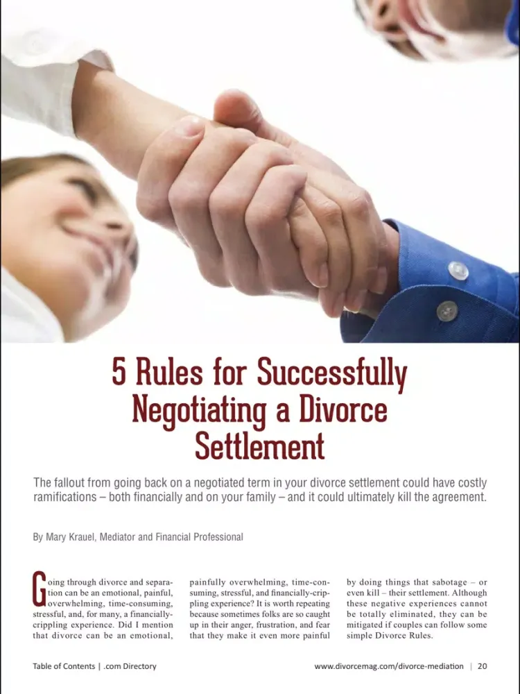 ภาพหน้าจอของ Montana Divorce Magazine iPad 