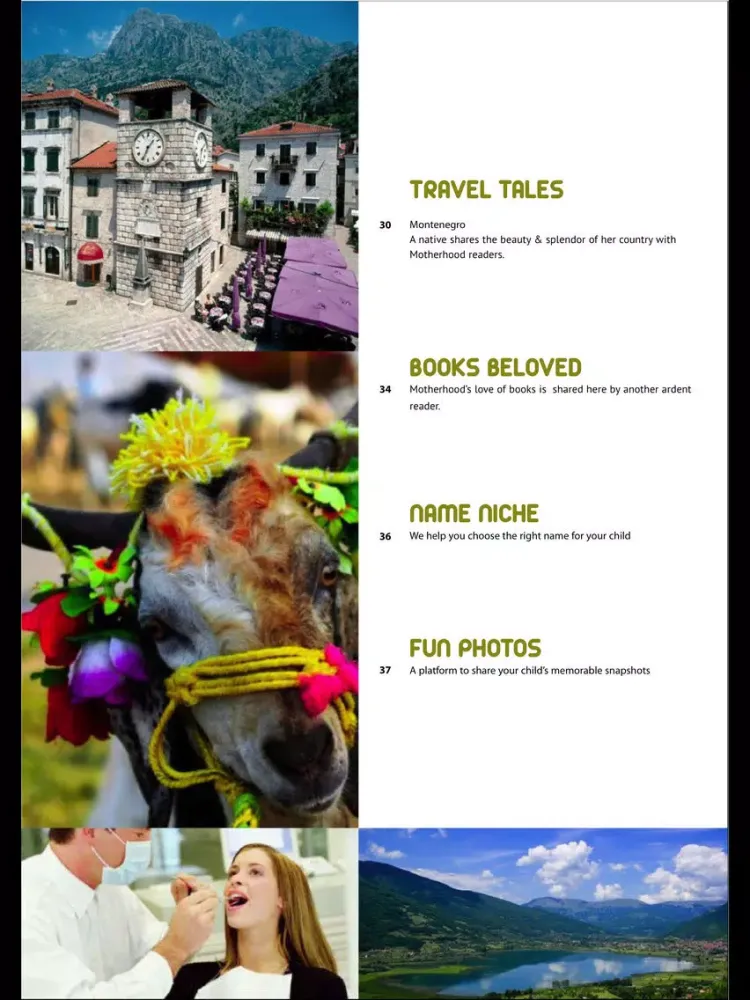 Motherhood Magazine iPad  Screenshots