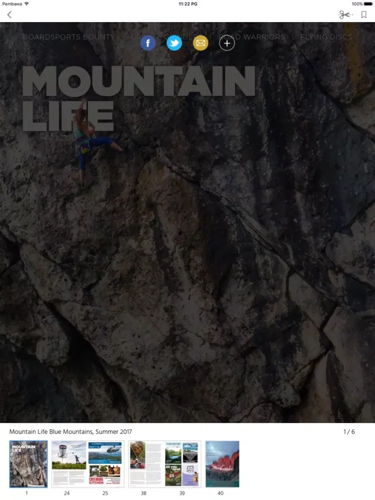 Mountain Life Blue Mountains iPad 应用截图