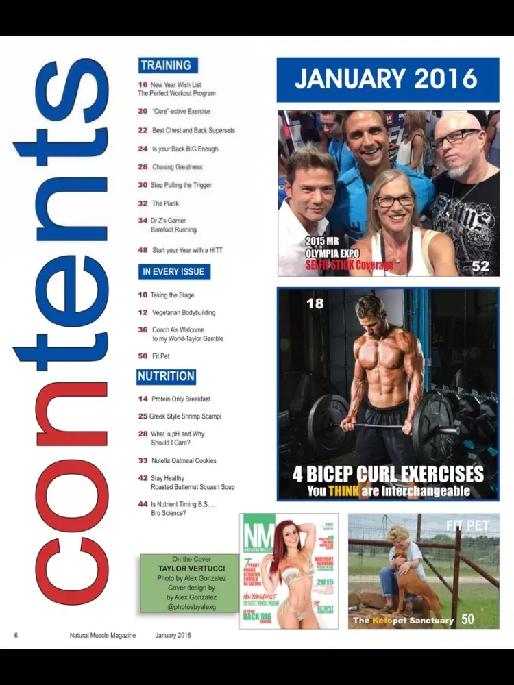 Natural Muscle Magazine iPad 應用截圖
