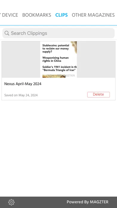 Nexus Magazine スクリーンショット